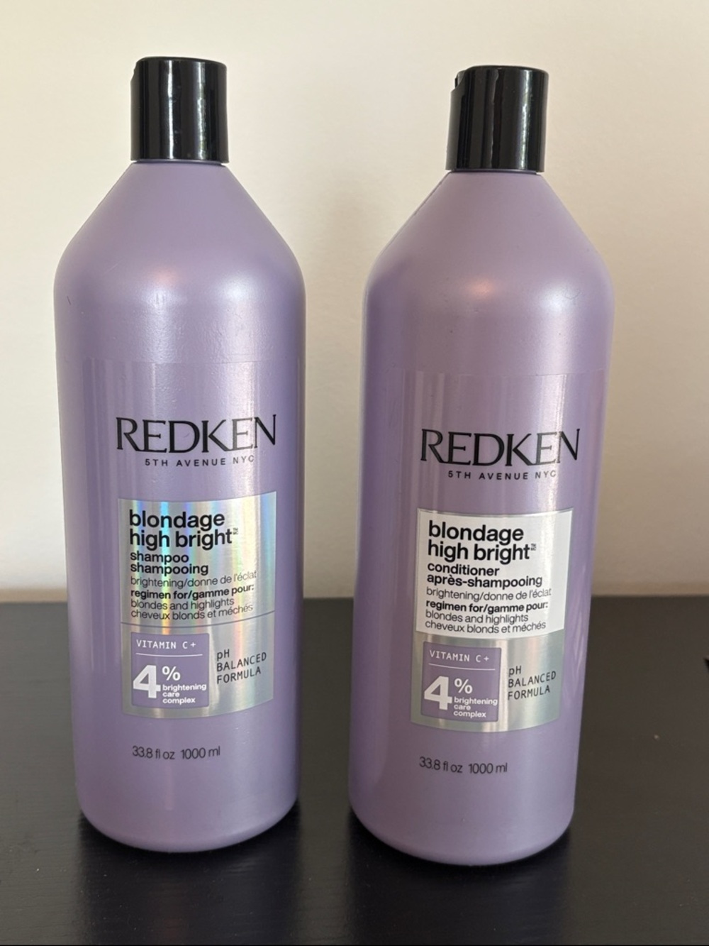 Redken Blondage High Bright Shampoo & Conditioner LITER - Discontinued - RARE